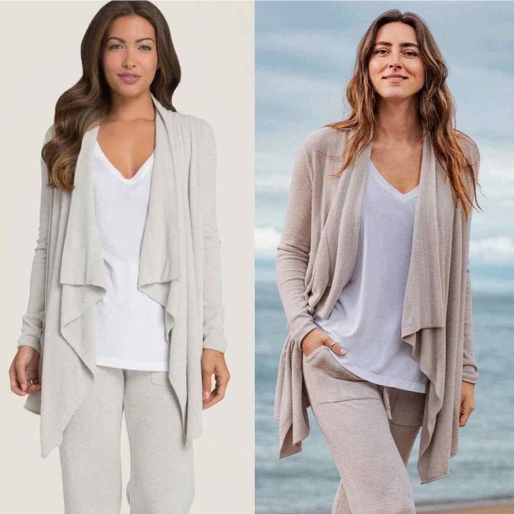 Barefoot Dreams Cozy Chic Lite Open Cardigan